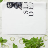 Slow Death Essential T-Shirt Geschirrtuch (Gefaltet)