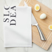 Slow Death Essential T-Shirt Geschirrtuch (Viertel Falte)