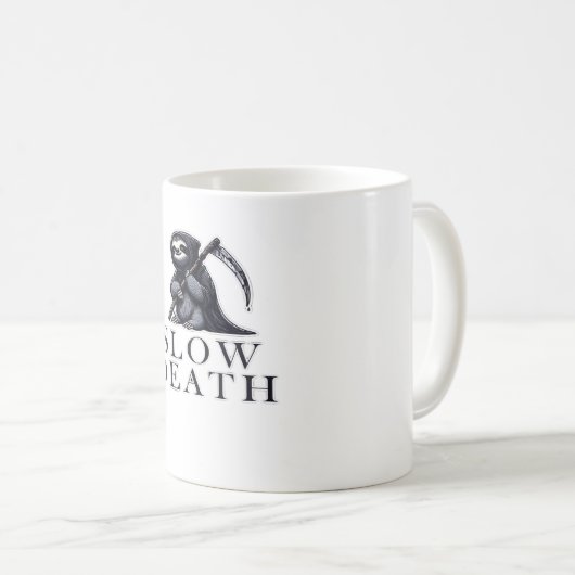 Slow Death Essential T-Shirt Kaffeetasse (VorderseiteRechts)