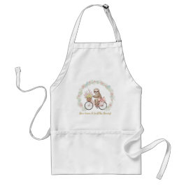 Slow Down & Cook Cute Sloth Kitchen Apron Schürze