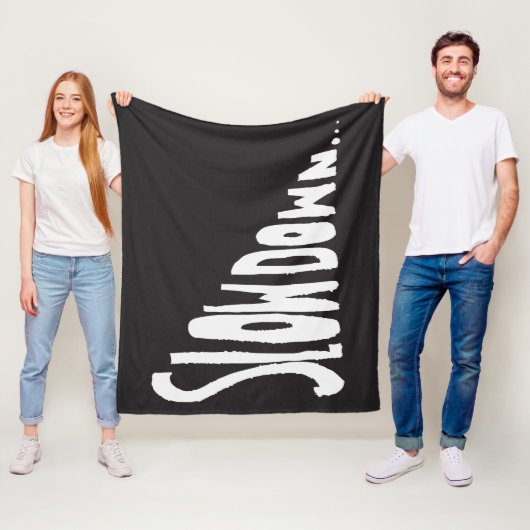 Slow down fleecedecke (Beispiel)