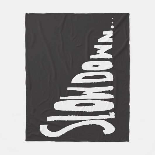 Slow down fleecedecke (Vorderseite)