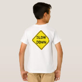 slow down T-Shirt (Schwarz voll)
