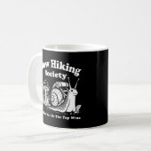 Slow Hiking Society Kaffeetasse (Vorderseite Links)