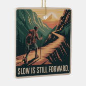 Slow Is Still Forward Keramikornament (Rechts)