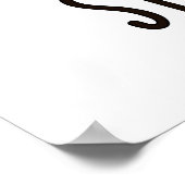 Slow Jam Funny Food Puff Poster (Ecke)