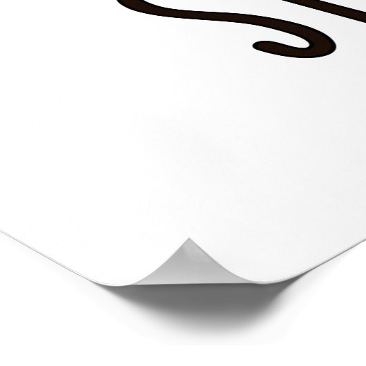 Slow Jam Funny Food Puff Poster (Ecke)