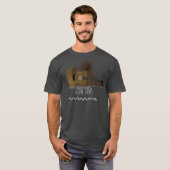 Slow Jams Sloth Gitarre spielen gestört T-Shirt (Vorne ganz)