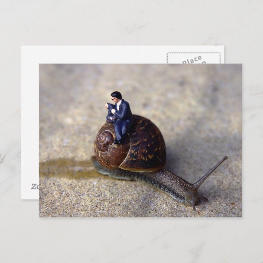 Slow Journey Postkarte (Vorne/Hinten)