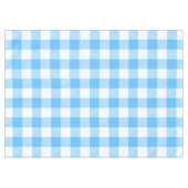 Slow-Living Sommer Karo-Himmel Tischdecke (Vorderseite (Horizontal))