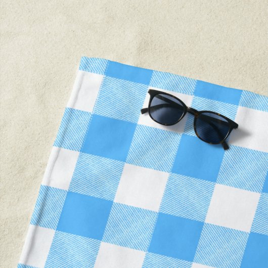 Slow-Living Sommer Karohemd Strandtuch (Beispiel)