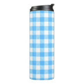 Slow-Living Sommer Karohemd Thermosbecher (Nach links gedreht)