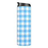 Slow-Living Sommer Karohemd Thermosbecher (Nach rechts gedreht)