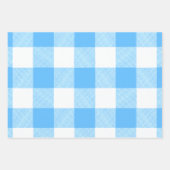 Slow-Living Summer Sky Check Geschenkpapier Set (Vorderseite 2)