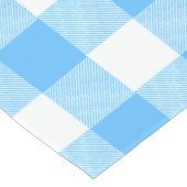 Slow-Living Summer Sky Check Großer Tischläufer (Ecke)