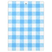 Slow-Living Summer Sky Check Klemmbrett (Rückseite)