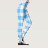 Slow-Living Summer Sky Plaid Leggings (Rechts)