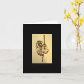Slow Loris Birthday Card Karte (Gelbe Blume)