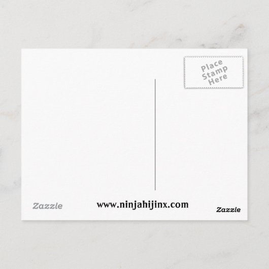 Slow Loris Postcard Postkarte (Rückseite)