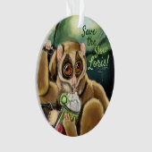 Slow Loris Smoothie Ornament (Vorderseite)