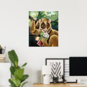 Slow Loris Smoothie Poster (Heimbüro)