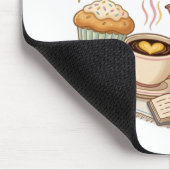Slow Mornings Coffee Club Mousepad (Ecke)