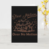 Slow Motion Über Keine Motion Turtle Meme Männer F Karte (Gelbe Blume)