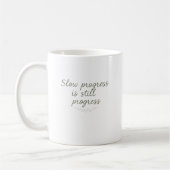 Slow Progress Is Still Progress – Minimal Nature Kaffeetasse (Links)