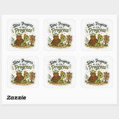 Slow Progress Is Still Progress Turtle Sticker  (Blatt)