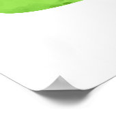 Slow Rider Funny Low Rider Snail Pub Poster (Ecke)