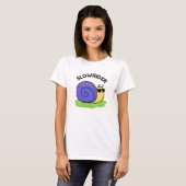 Slow Rider Funny Low Rider Snail Pub T-Shirt (Vorne ganz)