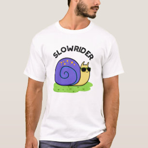 Slow Rider Funny Low Rider Snail Pub T-Shirt