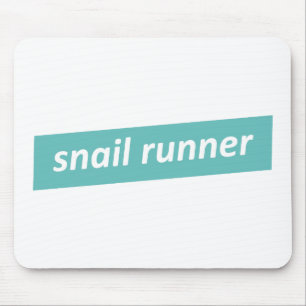 Slow Runner. Snail Runner Mousepad
