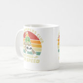 Slow Runners Club Funny Sloth Running Team Kaffeetasse (Vorderseite Links)