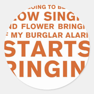 Slow Singin' Runder Aufkleber