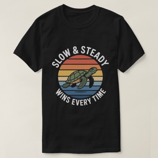 Slow & Steady Tee (Design vorne)