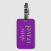 Slow Travel Gepäckanhänger (Vorderseite Vertikal)