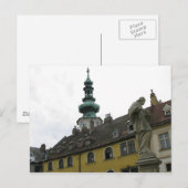 Slowakei - Bratislava - Uhren Postkarte (Vorne/Hinten)