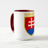 Slowakei COA Tasse (Vorderseite Links)