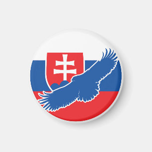 Slowakei Eagle Slowakische Nationale Tierflagge Magnet