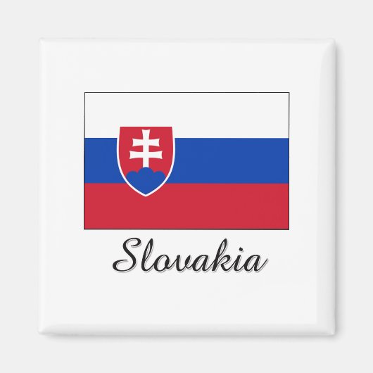 Slowakei-Flag Magnet (Vorne)