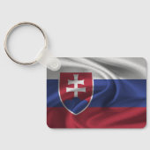 Slowakei Flag Schlüsselanhänger (Rückseite)
