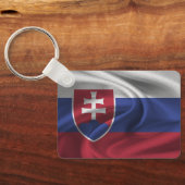 Slowakei Flag Schlüsselanhänger (Rückseite)