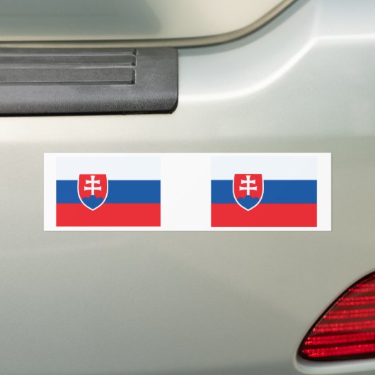 Slowakei-Flagge Autoaufkleber (Auf Auto)