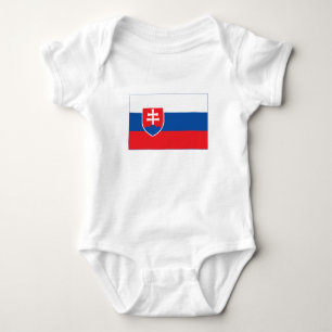 Slowakei-Flagge Baby Strampler