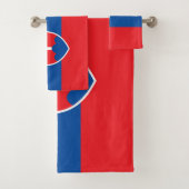 Slowakei-Flagge Badhandtuch Set (Insitu)