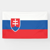 Slowakei-Flagge Banner (Horizontal)