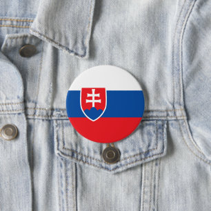 Slowakei-Flagge Button