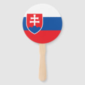 Slowakei-Flagge Fächer (Rückseite)