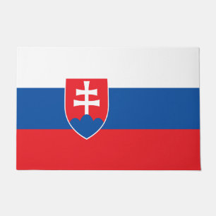 Slowakei-Flagge Fußmatte
